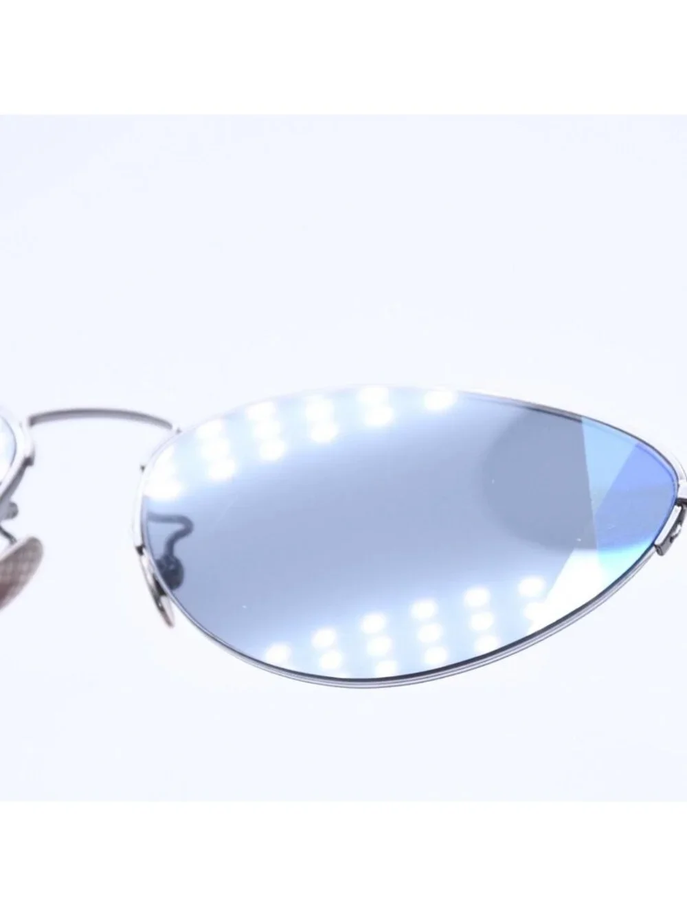 Bottega Veneta Half Rim Sunglasses Eyewear 001 60 Intrecciato